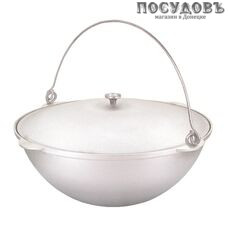 Кукмара к152 котел туристический с крышкой 15,0 л, Ø475 мм, алюминий литой