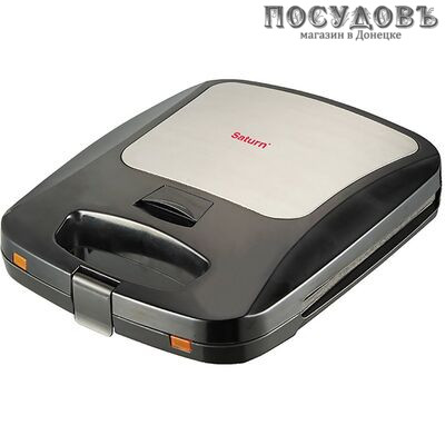 Saturn ST-EC7031 мультипекарь 4 в 1, 1200 Вт, 4 вида сменных пластин, цвет черный