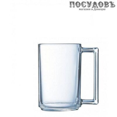 Luminarc A La Bonne Heure L7136 кружка, 400 мл, стекло упрочненное, прозрачный, Франция