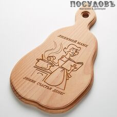 Добрый Дом Груша 185340 доска разделочная, материал бук 310×180×13 мм, Россия, 1 шт.