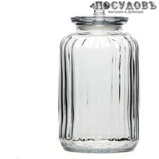 Pasabahce Viva 96394B банка для хранения с крышкой, Ø102.5×217 мм, 1500 мл, стекло, Россия, в упаковке 2 пр.
