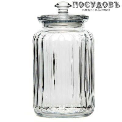 Pasabahce Viva 96393SLB банка для хранения с крышкой, Ø102.5×258 мм, 2500 мл, стекло, Россия 2 пр.