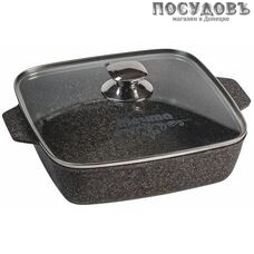 Мечта Premium 37902 жаровня с крышкой Ø240 мм, алюминий литой, гранитное покрытие Greblon Мечта Premium 37902 жаровня с крышкой Ø240 мм, алюминий литой, гранитное покрытие Greblon