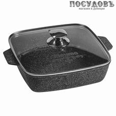 Мечта Гранит 39701 жаровня с крышкой Ø280 мм, алюминий литой, гранитное покрытие Greblon Мечта Гранит 39701 жаровня с крышкой Ø280 мм, алюминий литой, гранитное покрытие Greblon