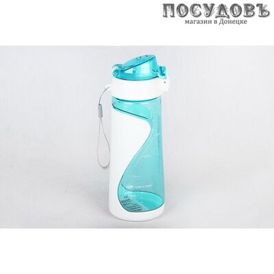Коралл 3861 бутылка с ремешком, 580 мл, полипропилен, без упаковки 1 шт.