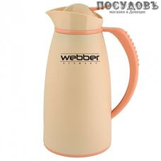 Webber 31004/5S термос-кувшин, колба стеклянная 1000 мл, цвет бежевый
