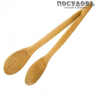Webber КА-00046, щипцы кулинарные, 300 мм, бамбук, на блистере 1 шт.