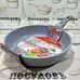 Alpenkok Grey Marble 0064A/22N АК сковорода со съемной ручкой Ø220×50 мм, алюминий литой, мраморное антипригарное покрытие