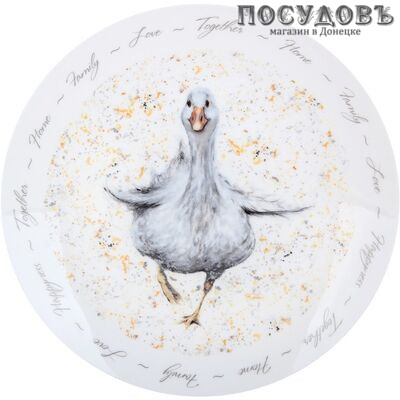 Коралл Goose NB212P тарелка десертная, фарфор, Ø290×20 мм