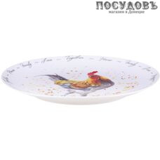 Коралл Rooster YQ2044 тарелка десертная, фарфор, Ø190×20 мм Коралл Rooster YQ2044 тарелка десертная, фарфор, Ø190×20 мм