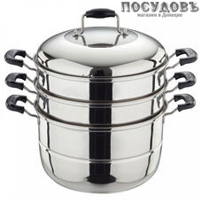 Webber BE-086 мантоварка-пароварка 13,0 л, Ø300 мм, сталь нержавеющая, капсульное дно