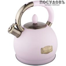 Backman BM-0702 Camille чайник со свистком, 3,0 л, сталь нержавеющая, капсульное дно Backman BM-0702 Camille чайник со свистком, 3,0 л, сталь нержавеющая, капсульное дно