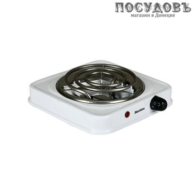 Blackton Bt HP101W плита электрическая, 1-конфорочная, 1000 Вт, эмалированное покрытие, цвет черный