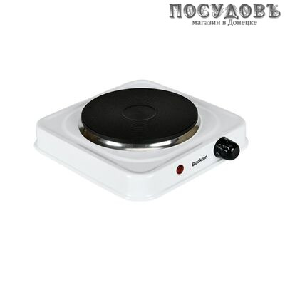 Blackton Bt HP113W плита электрическая, 1-конфорочная, 1000 Вт, эмалированное покрытие, цвет белый