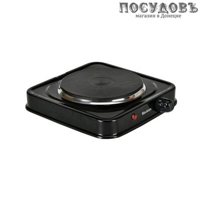 Blackton Bt HP114B плита электрическая, 1-конфорочная, 1000 Вт, эмалированное покрытие, цвет черный