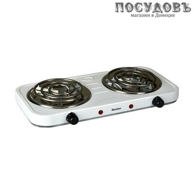 Blackton Bt HP205W плита электрическая, 2-конфорочная, 2000 Вт, эмалированное покрытие, цвет белый
