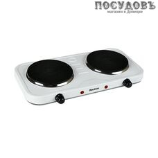 Blackton Bt HP217W плита электрическая, 2-конфорочная, 2000 Вт, эмалированное покрытие, цвет белый