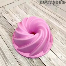 КНР FY-0130 форма для выпечки кекса, силикон термостойкий, Ø230×80 мм, микс