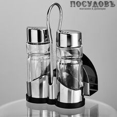 Webber ВЕ-0079 солонка, перечница, подставка с салфетницей, 80×65×160 мм, Россия 3 пр.