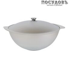 Кукмара к85 казан для плова с крышкой 8,0 л, Ø360 мм, алюминий литой