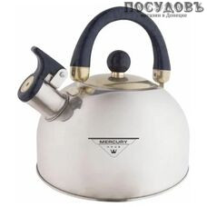 MercuryHaus MC-7803 чайник со свистком, 3,0 л, сталь нержавеющая