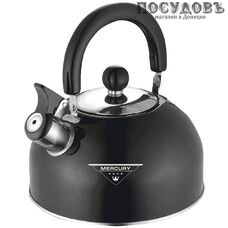 MercuryHaus MC-7806 чайник со свистком, 3,0 л, сталь нержавеющая