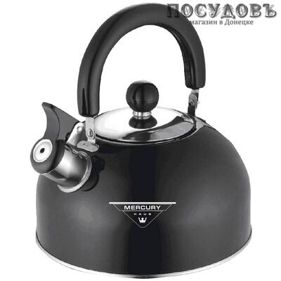 MercuryHaus MC-7806 чайник со свистком, 3,0 л, сталь нержавеющая