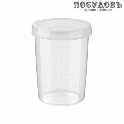 Phibo Твист 4311389 банка для хранения с крышкой, полипропилен, Ø90×120 мм, 500 мл