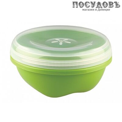 Phibo Eco style 4311759 банка для хранения с крышкой, полипропилен, Ø136×74 мм, 580 мл