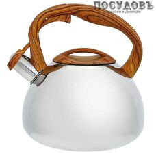 Webber АК-517 чайник со свистком, 3,0 л, сталь нержавеющая
