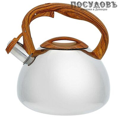 Webber АК-517 чайник со свистком, 3,0 л, сталь нержавеющая