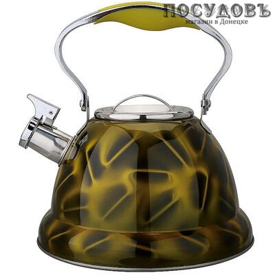 MercuryHaus MC-7831 чайник со свистком, 3,0 л, сталь нержавеющая 18/10, капсульное дно