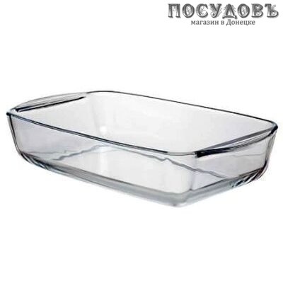 Borcam 59007 форма для запекания, стекло жаропрочное, 2750 мл, 336×190×70 мм