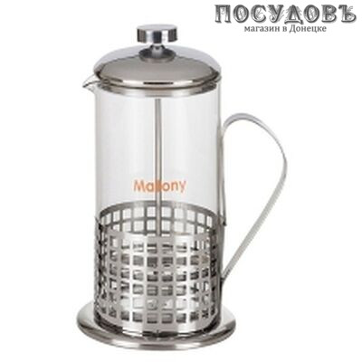 Mallony Cellula 950064-SK френч-пресс, стекло термостойкое, сталь нержавеющая, 1000 мл