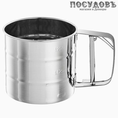 Webber BE-014/1 сито-кружка, Ø100×h95 мм, 800 мл, сталь нержавеющая