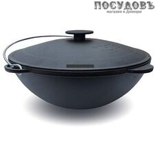 Биол 0918 казан татарский с крышкой и дужкой 18,0 л, Ø500 мм, чугун литой Биол 0918 казан татарский с крышкой и дужкой 18,0 л, Ø500 мм, чугун литой