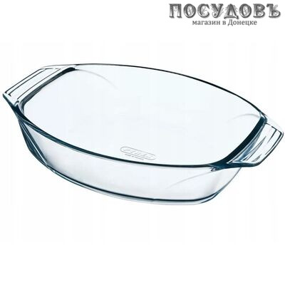 Pyrex Optimum 412B000/7044 блюдо для запекания, стекло жаропрочное, 390×270 мм