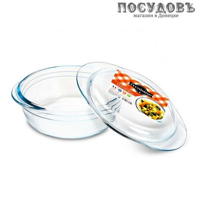 Pyrex O Cuisine 207AC00-1043 кастрюля с крышкой, стекло жаропрочное, 1400 мл, 2 пр.