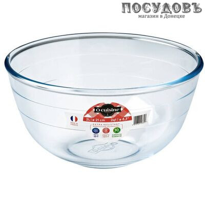 Pyrex O Cuisine 179BC00/1040 миска, стекло жаропрочное, Ø170 мм, 1000 мл
