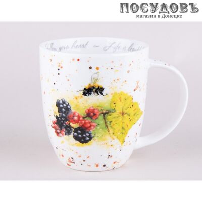 Коралл Blackberry YQ2031 кружка, 420 мл, фарфор