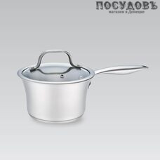 Maestro MR-3505-16S ковш с крышкой 1,25 л, сталь нержавеющая, Ø160 мм, 2 пр.