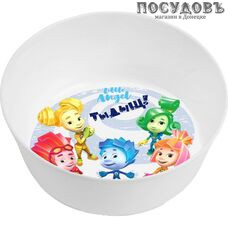 Little Angel Фиксики LA1314 миска детская, Ø121×50 мм, 430 мл, полипропилен, Россия