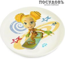 Little Angel Фиксики Шпуля LA1315-2 тарелка детская, Ø187×25 мм, 450 мл, полипропилен, Россия