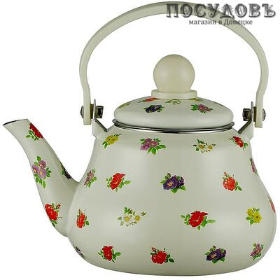 ZEIDAN Z-4405 чайник с крышкой, 1,3 л, сталь эмалированная