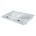 Centek CT-1514 White плита индукционная, 2-конфорочная, 3500 Вт, цвет белый