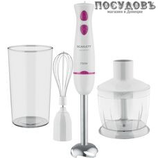 Scarlett SC-HB42F42 блендер погружной, 700 Вт, измельчитель 600 мл, цвет белый Scarlett SC-HB42F42 блендер погружной, 700 Вт, измельчитель 600 мл, цвет белый