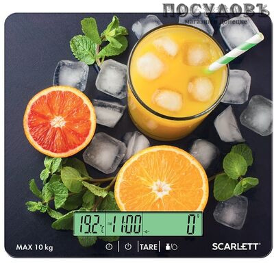 Scarlett Апельсиновый сок SC-KS57P54 весы кухонные, до 10,0 кг