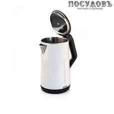 Magnit RMK-3215 электрочайник, 2200 Вт, 2000 мл, двойной нержавейка/пластик, бежевый