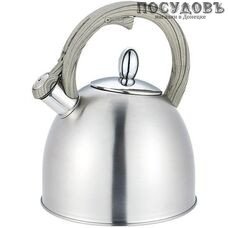 Maestro MR-1312 чайник со свистком, 2,5 л, сталь нержавеющая, капсульное дно