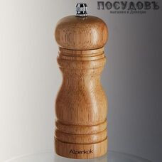 Alpenkok AK-7130K ручная мельница для специй, Ø50×135 мм, материал дерево, в упаковке 1 шт